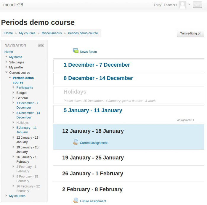 wagjuer's tweet image. Periods course format updated for Moodle 3.1 #MoodlePlugins via @miloshbgd sco.lt/7NBcbR