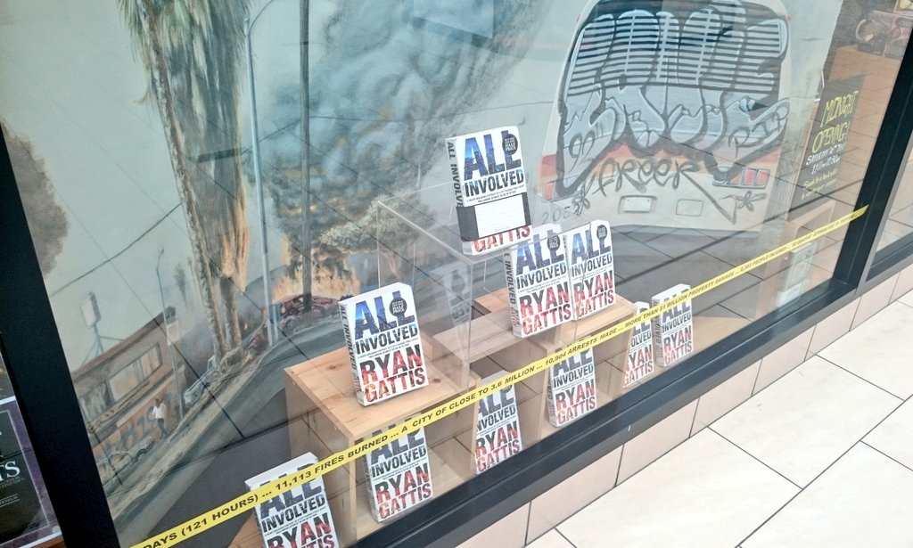 Leilah_Makes's tweet photo. And some stills: #AllInvolved @Ryan_Gattis, @picadorbooks @Waterstones https://t.co/iLWCNJ8hSW