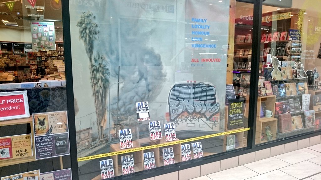 Leilah_Makes's tweet photo. And some stills: #AllInvolved @Ryan_Gattis, @picadorbooks @Waterstones https://t.co/iLWCNJ8hSW