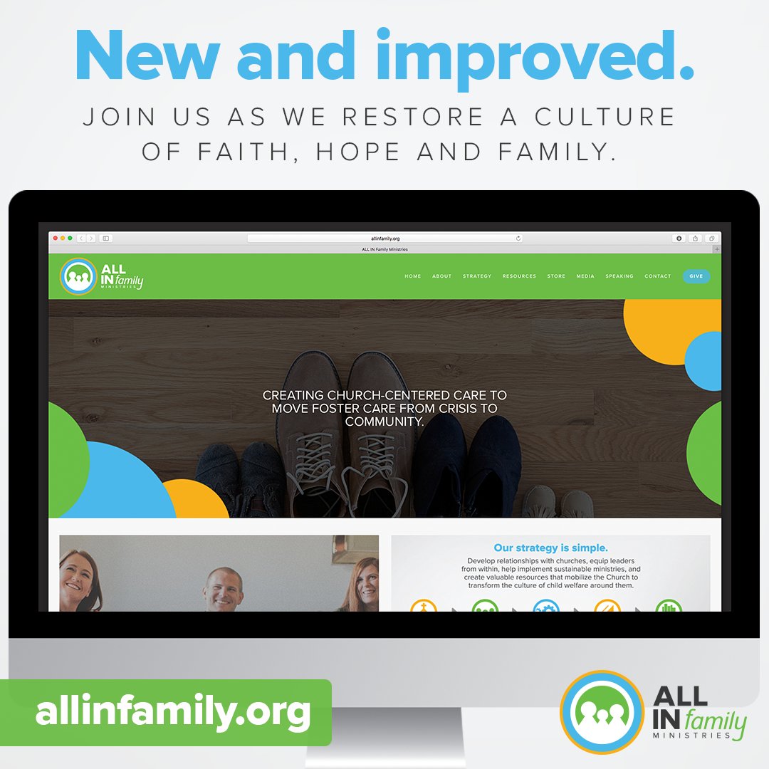 We have a new and improved website! Restoring a culture of faith, hope and family. allinfamily.org