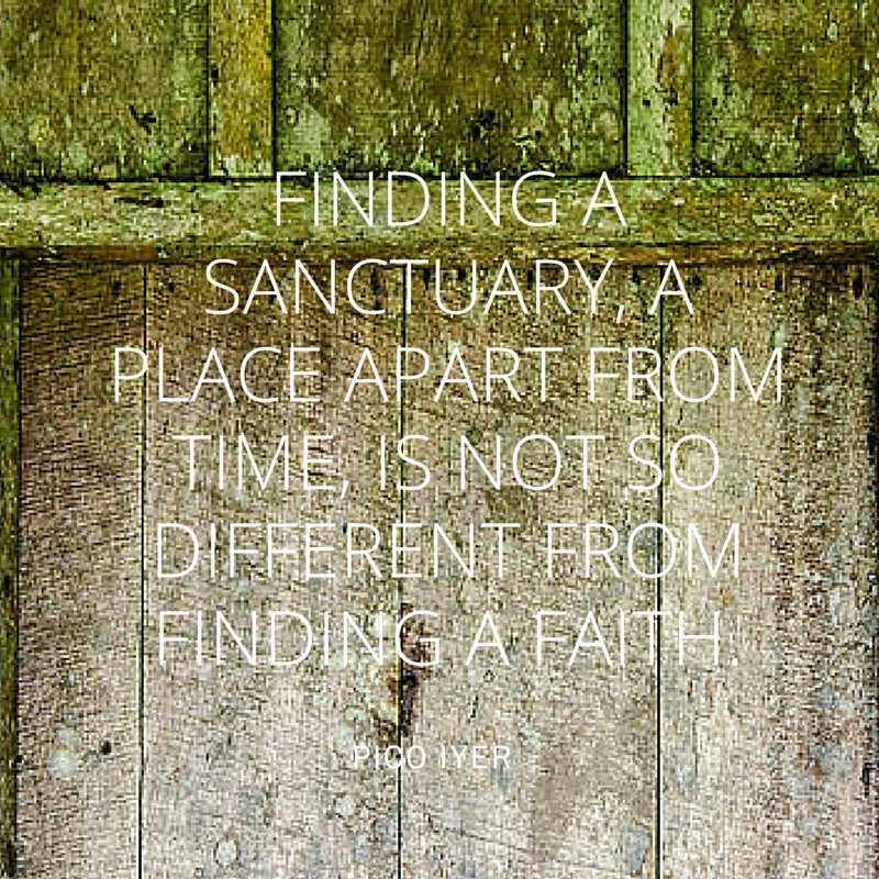 lisakahndesigns's tweet image. &quot;Finding a sanctuary, a place apart from time, is not so different from finding a faith.&quot;
– Pico Iyer