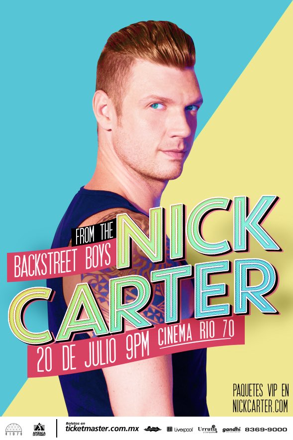nickcarter's tweet photo. Monterrey, see you July 20. Tickets on sale June 10 11am local. Stay tuned for more info https://t.co/kIkGVeeocY https://t.co/x1JUKSMm4S