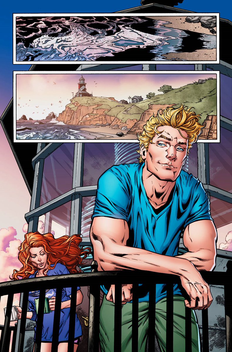 Brad Walker's work on #1 is beautiful, fun and inviting -- the perfect place to jump on AQUAMAN people! #DCRebirth