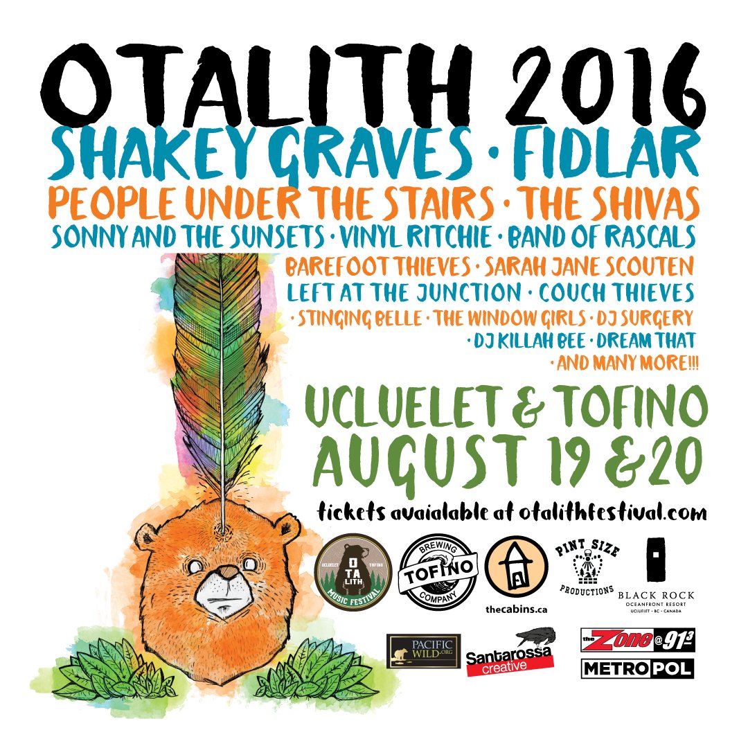 Otalith Festival 2016 Lineup Announcement! <a href="/ShakeyGraves/">S H A K E Y G R A V E S</a> <a href="/FIDLAR/">FIDLAR</a> <a href="/puts/">PeopleUnderTheStairs</a>