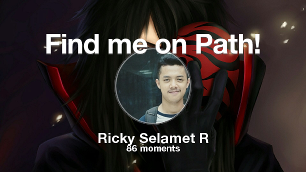 RickySelametR_'s tweet photo. Find me on #Path now! Go to https://t.co/wePu6E6TDk https://t.co/CytLVZHlLg