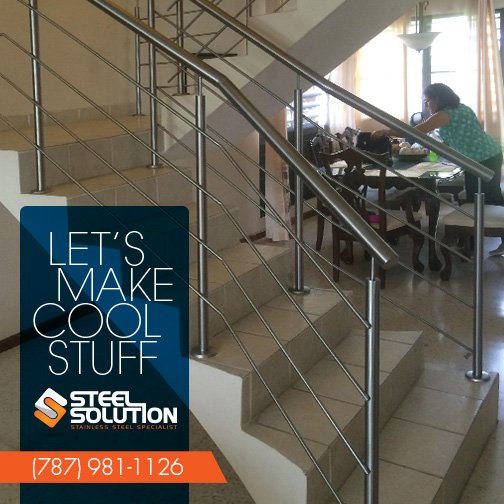 SteelSolutionPR's tweet image. Make your stairs look great with an Stainless Steel railing.  Call 787-981-1126 #SteelSolution #StainlessSteel