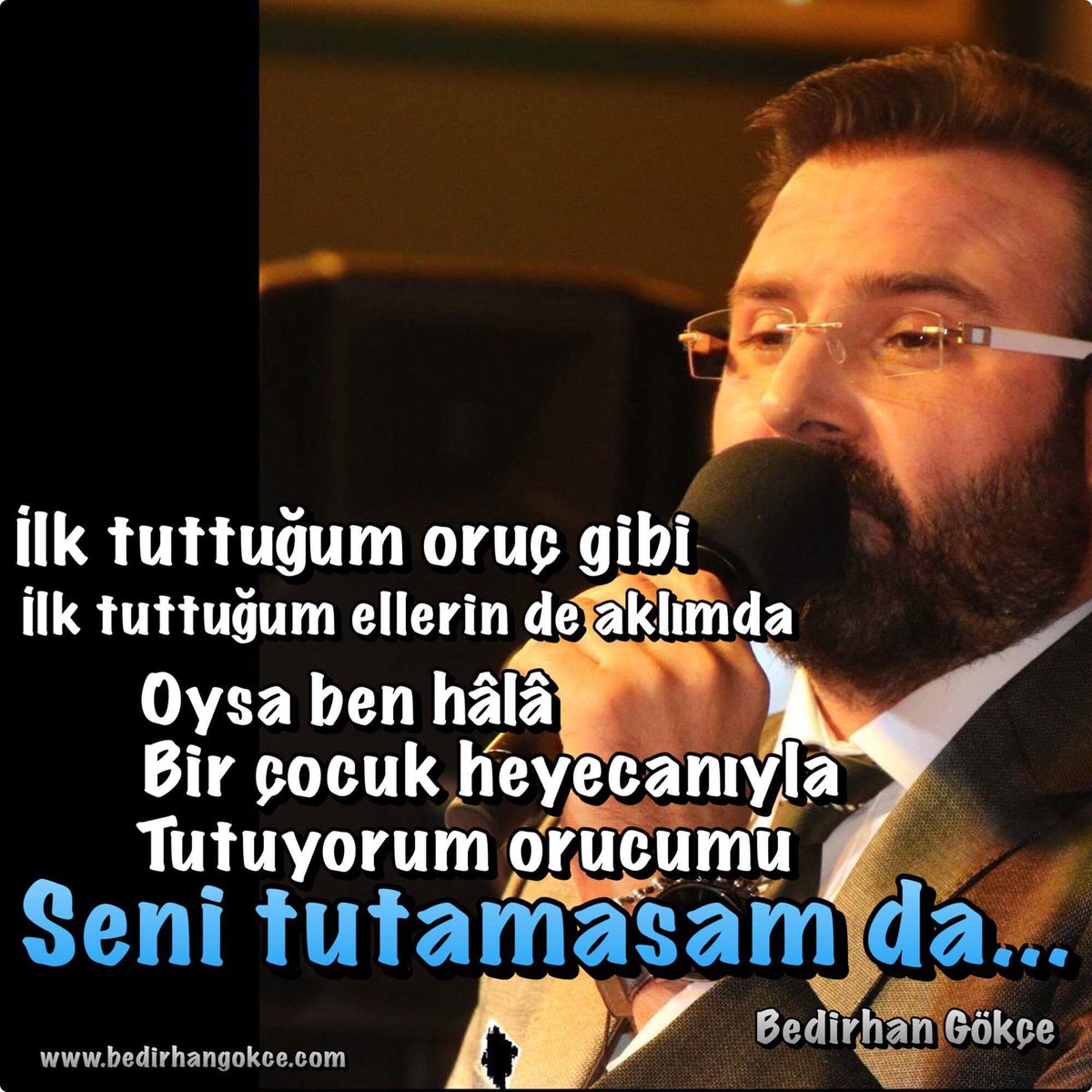 Bedirhan_Gokce's tweet image. ../

Oysa ben hâlâ
  Bir çocuk heyecanıyla
     Tutuyorum orucumu
         Seni tutamasam da...

.
-Bedirhan Gökçe-