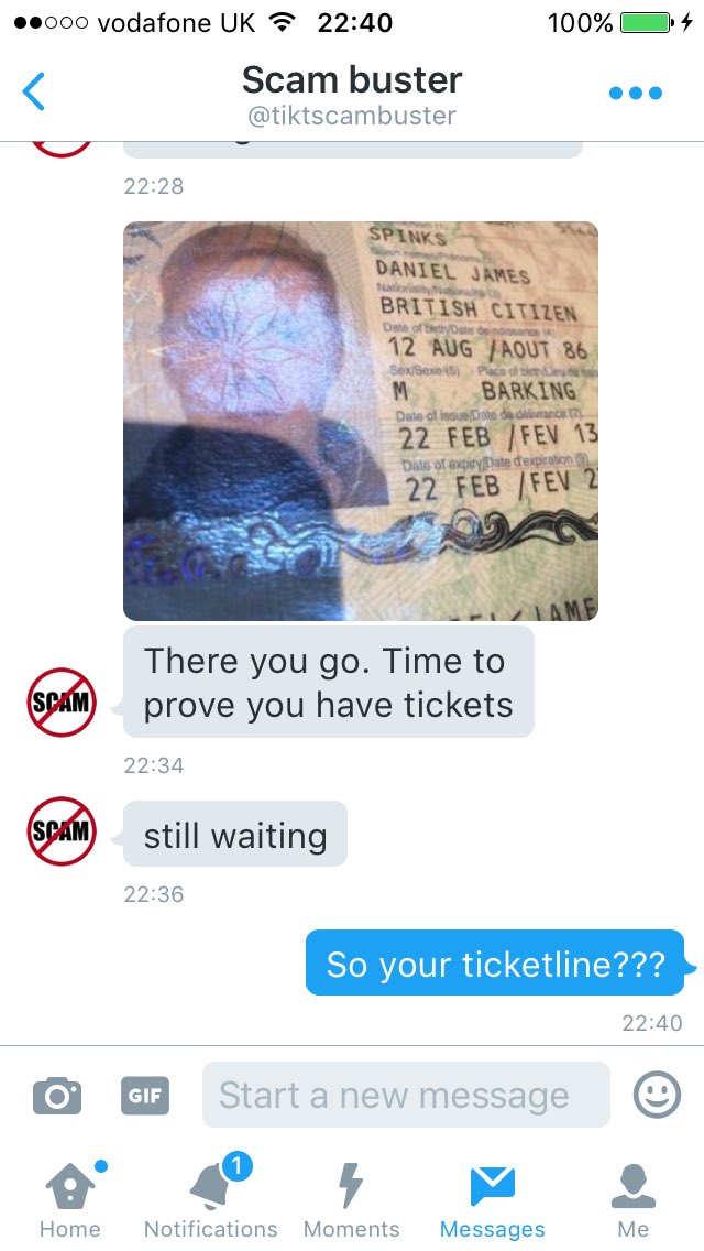smallstrevor1's tweet photo. @tiktscambuster @ticketguys1 ahahahaha says you https://t.co/V35c5DF4Ds