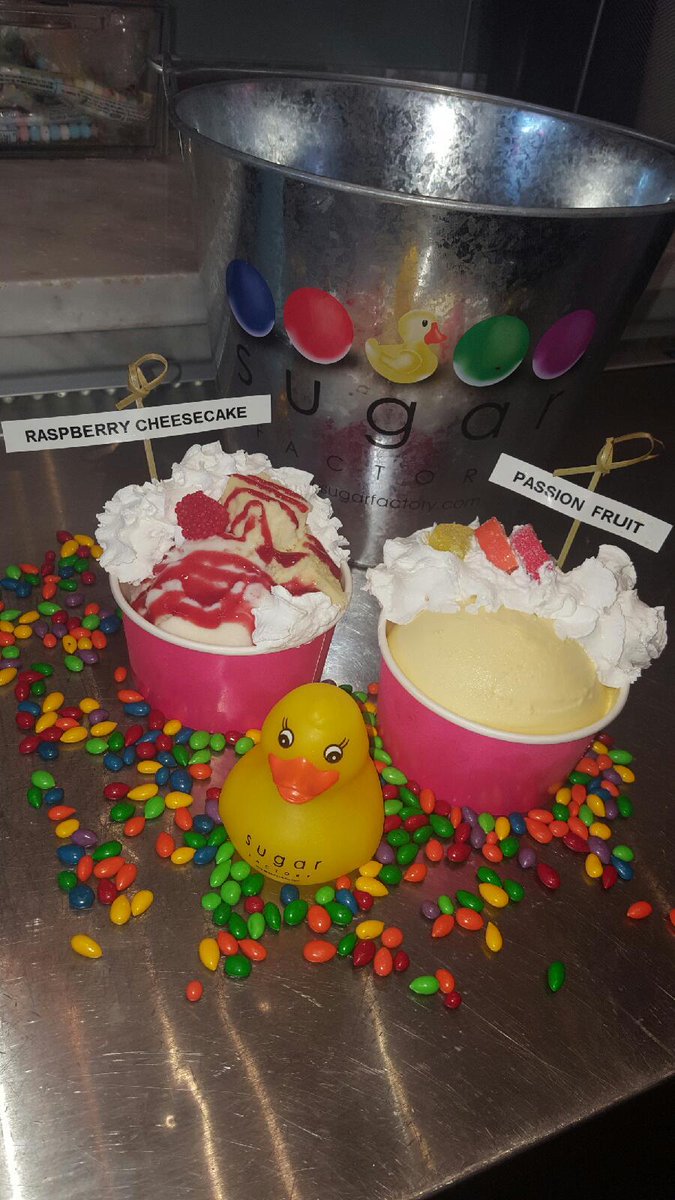 Come try our gelato flavors of the month! #sugarfactoryorlando