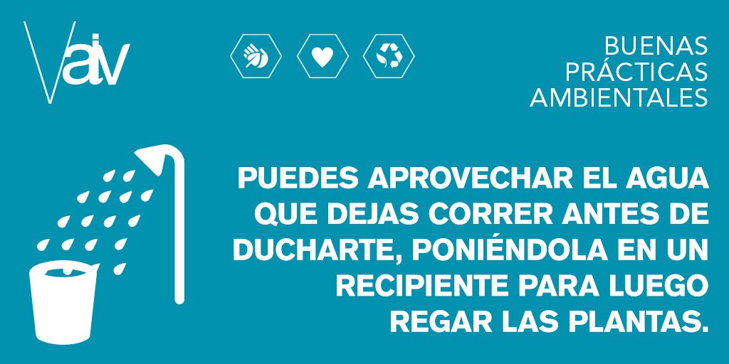 AguaVaiv's tweet photo. Cuida el agua y sigue #buenasprácticasambientales https://t.co/uFlpPd5IcK