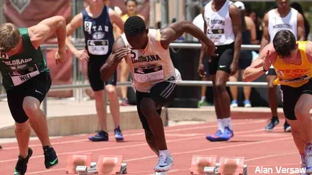 milesplit's tweet photo. Watch: Kemondrick Walter runs fastest wind legal non elite 100 at #GSWTFC2016 with 10.65 PR: https://t.co/TsCKSnDi8T https://t.co/agqhypYXpT