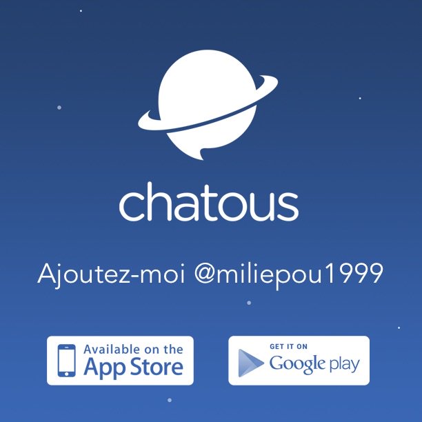 Miliepou's tweet photo. Tchatez avec moi sur #chatous. Rendez-vous sur https://t.co/mM6a54twBy https://t.co/nkfUK3wcQR https://t.co/nd62aucY4Q