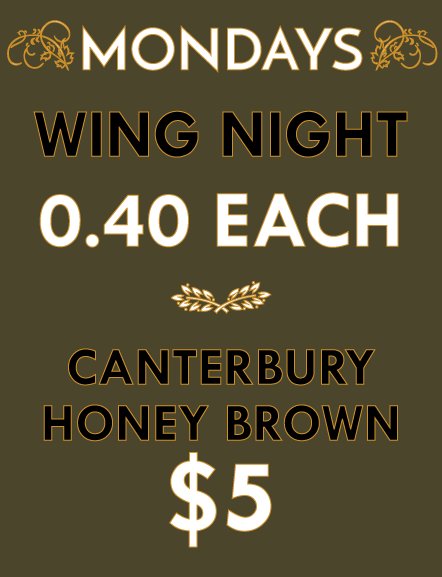 It's #wingnight tonight! Enjoy some on our #patio! #Calgary #Evanston #airdrie