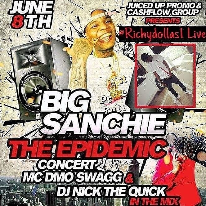 FLUSHNATIONRICH's tweet photo. Meet Me At The #EpidemicCONCERT  JUNE 8 w/@sancho_saucy #ZanzibarHOUSTON @djnickthequick @mcdmoswagg 9003 Westheimer https://t.co/xMkRUUKFeC