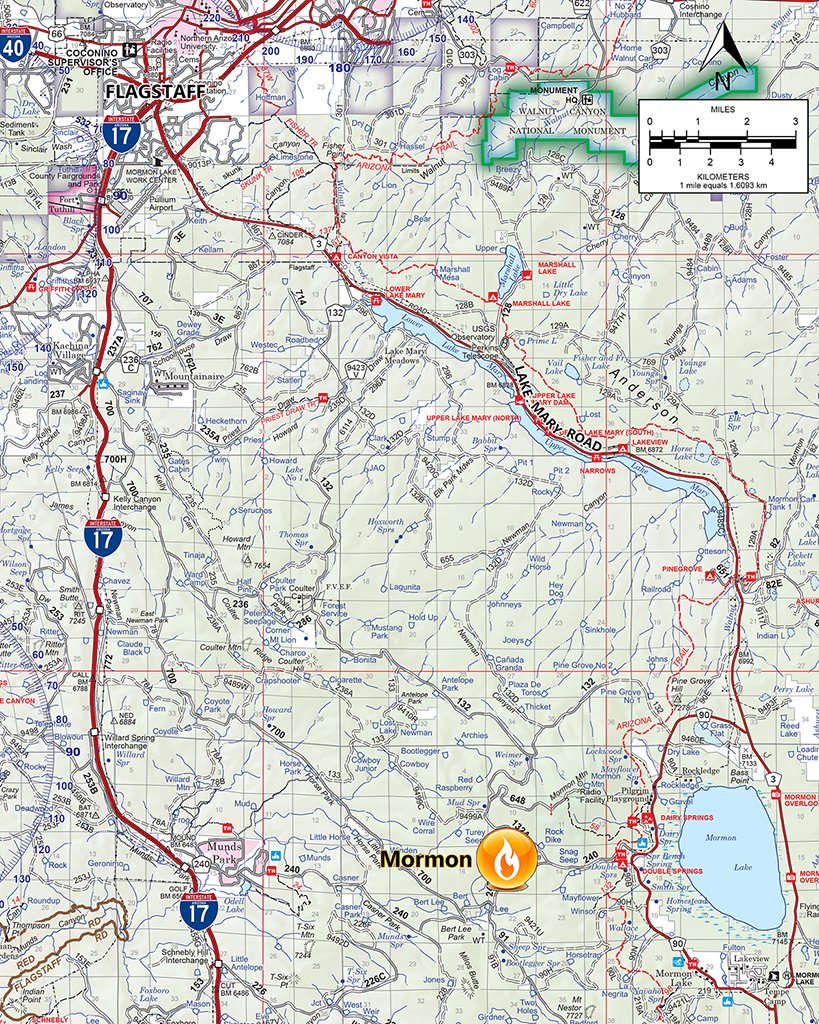 CoconinoNF's tweet photo. Monday's #wildfire update for #JackFire (7,287 acres) & #MormonFire (7,892 acres) https://t.co/WVpAgrXtZD 🔥 #AZCOF https://t.co/tB7QgVuIV9