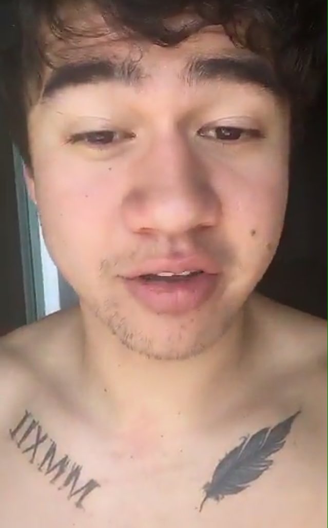 FiveSOSsupport's tweet photo. BUT WHEN DID HE GET FACIAL HAIR https://t.co/978LN0XB2H