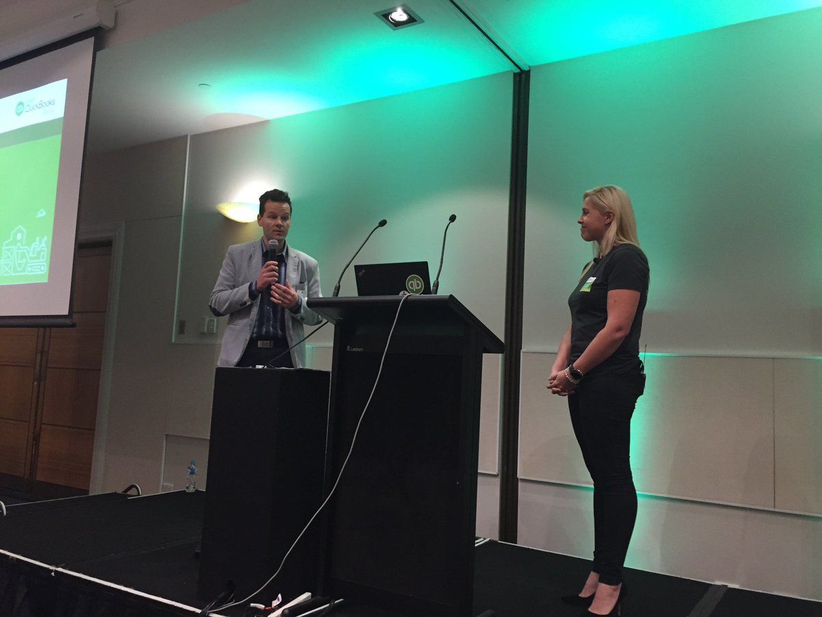 QuickBooksAU's tweet photo. Listening to @kanemunro talk about his experience with clients on #QuickBooksOnline #seriouslyeasy #fuelsmallbizau https://t.co/jBwAofSWRN