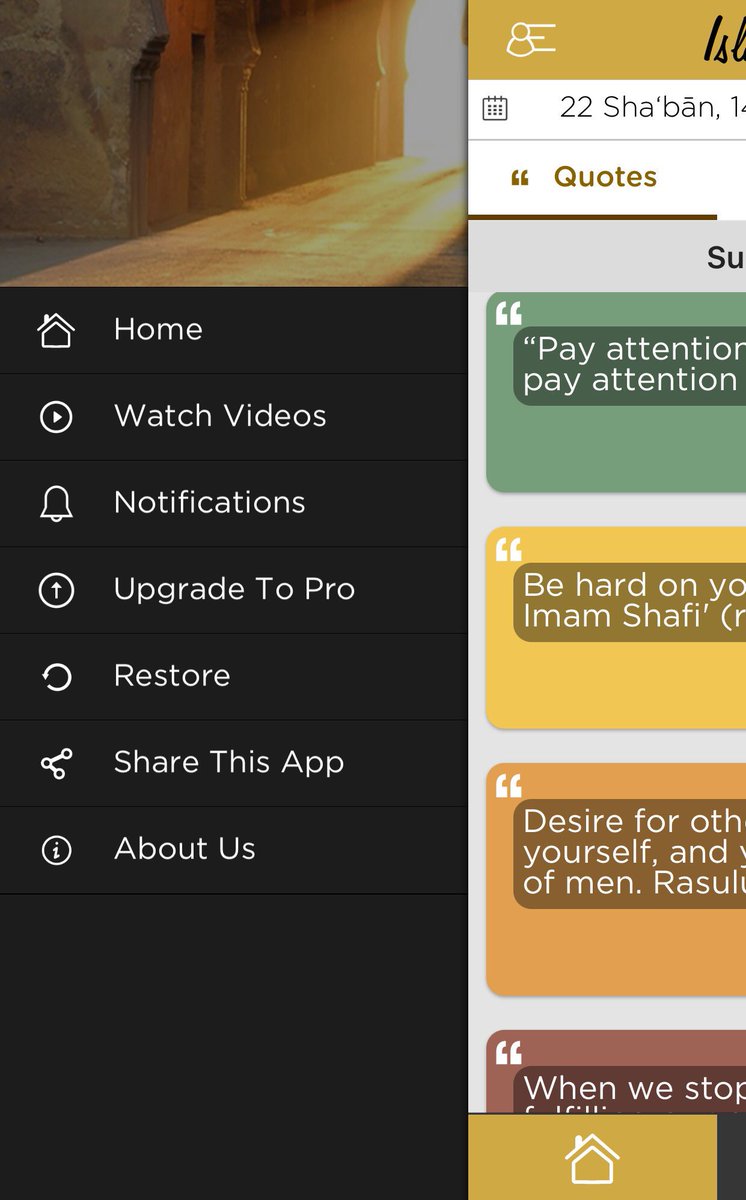 IslamicMoments's tweet photo. To turn on the notifications, press the button in the top left corner to access the side panel, then notifications. https://t.co/SFoi3XNlcO