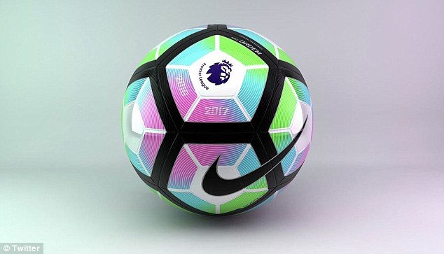 Favourit's tweet photo. Leaked images suggest this is the new #BPL ball for next season. https://t.co/hoyG0zPajo