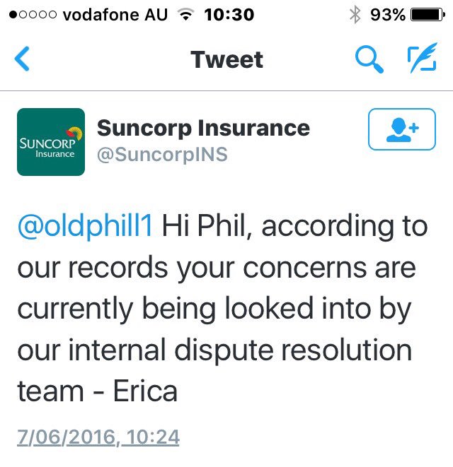 RealLuckyPhil's tweet image. do you think 8 weeks to make a decision is customer service @SuncorpINS @couriermail #insurancenightmare #suncorp