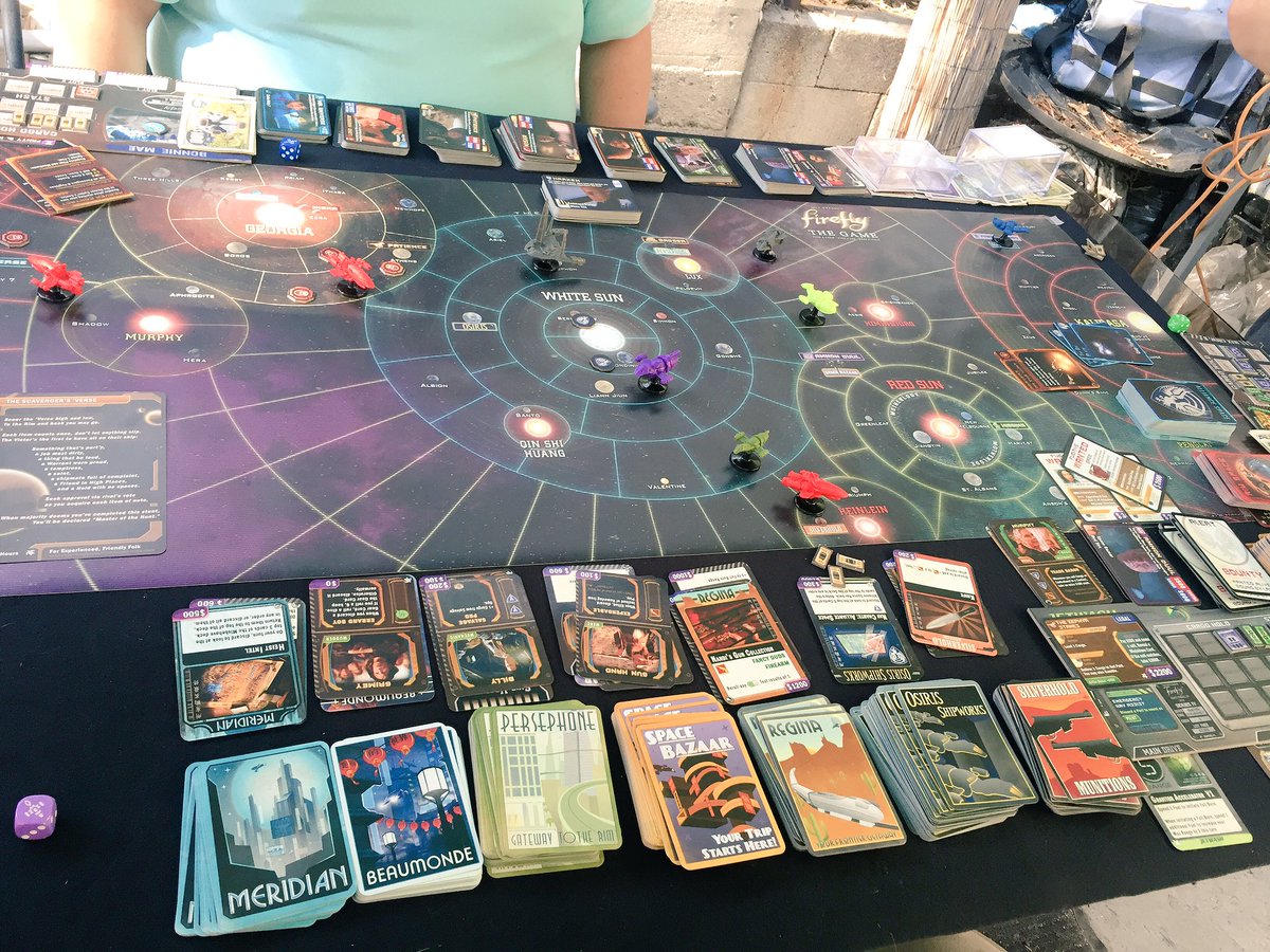 _tmar's tweet image. Another day. Another game of #FireflyTheGame. #boardgames #tabletop