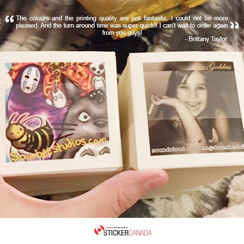 StickerCanada's tweet photo. #TestimonialTuesday Thank you so much for choosing and believing with us. #CA #ON #stickers #labels #CAstickers https://t.co/HWIEI1t4LM