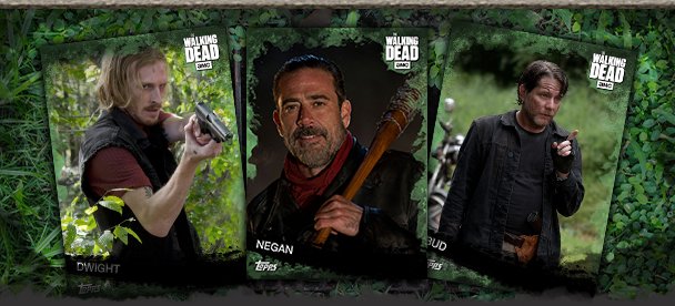 ToppsTWDUC's tweet image. Grab a GUARANTEED Green Saviors Card from the Coins and Special Offers store! Limited time offer.