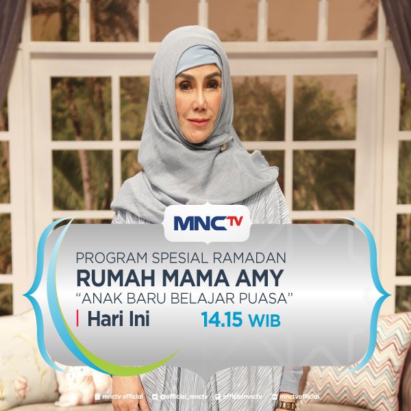 RumahSelebMNCTV's tweet photo. Wah sore ini #RumahMamahAmy rame! "Anak Baru Belajar Puasa" pk14:15 @_UmmiPipik_ @kieshalovers @alifaazaralubis https://t.co/5RckET7Q5q