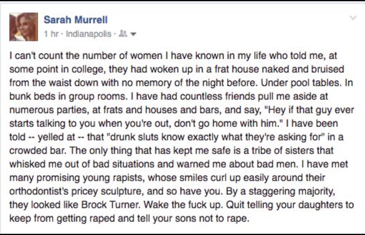 HeideggerFan's tweet photo. #StandfordRapist #StanfordSurvivor I too have had too many students, males &amp; females, tell me about their assaults.💔 https://t.co/H8BK3bVZot