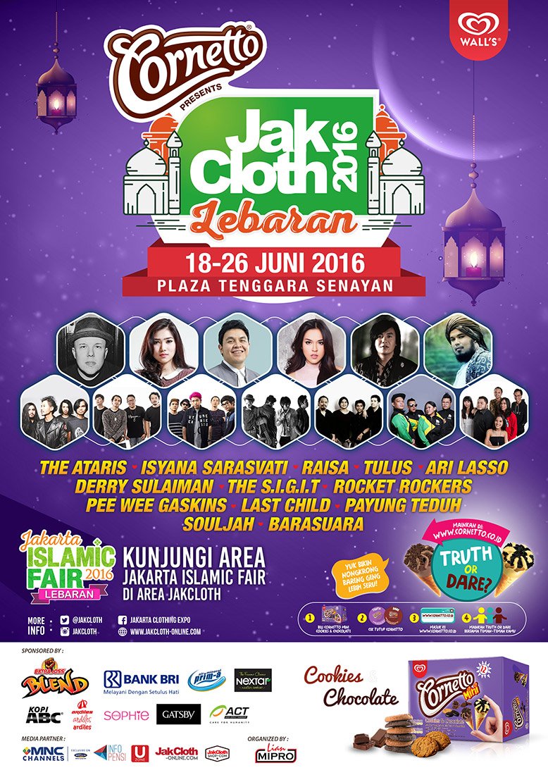 JakCloth + JIF Lebaran Plaza Tenggara Gbk Senayan 18-26 Juni 2016