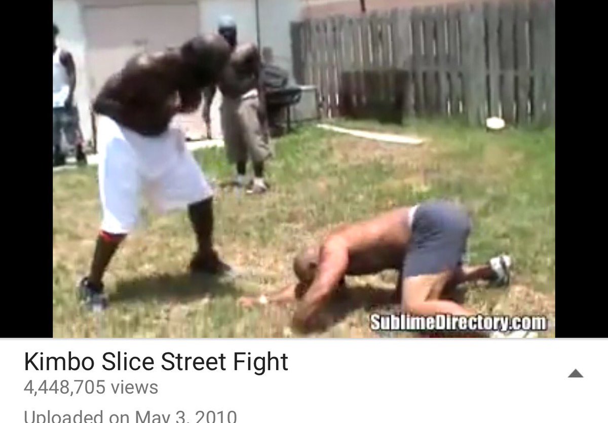 lijahyo's tweet photo. I will never forget watching this when I was in middle school and all the other street fights. RIP Kimbo man😢 https://t.co/QxUsAmoSZU