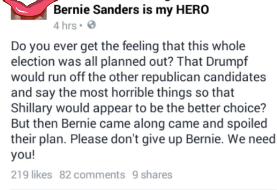 TashaMason1's tweet photo. #BernieOrBust #FeelTheBern #PrimaryTuesday #june7primary #voteforBernie #sanders2016 #sandersforPOTUS #Bernie https://t.co/ubEaduC3gf