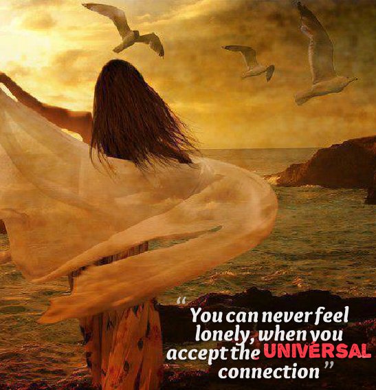 SoftwareMessage's tweet image. You can never #feel #lonely, when you accept the universal #connection.