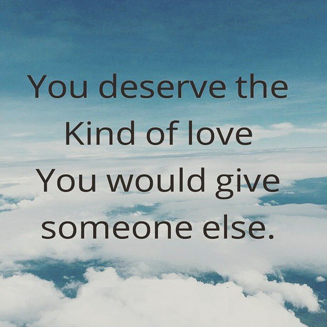 ProgramBarcode's tweet image. You #deserve the #kind of love you would #give someone else.