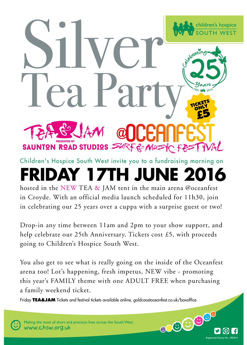 Stencilling's tweet photo. @CHSW at @Oceanfest we're going along for Tea &amp; Jam. Are you? #festival #oceanfest16 17-19 June in Croyde, Devon https://t.co/IAQF6NBHjC