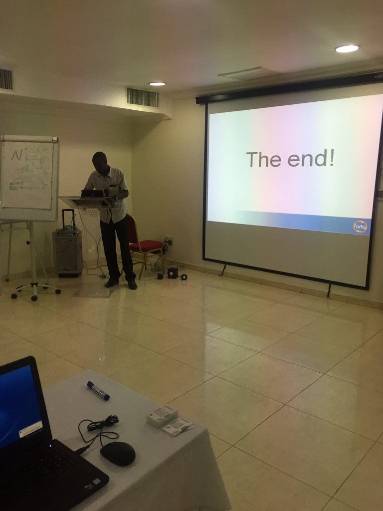 Roncho_Energy's tweet photo. Mr Maurice just rounded up his very intense and interesting morning session. We are very happy to have him. https://t.co/94nAPbF6nH