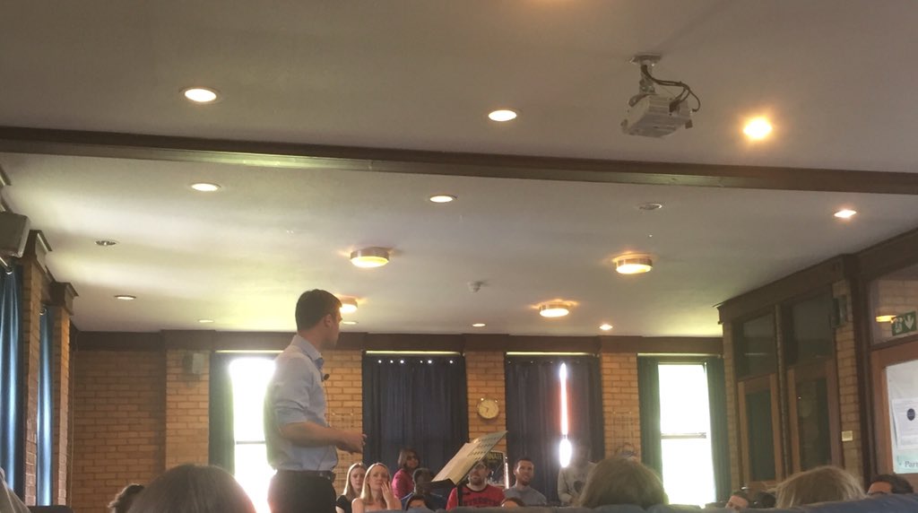 LST_Alumni's tweet image. .@LSTheology alumni, Rich Powney, speaking on Psalm 37 in chapel this morning! #LSTalumni