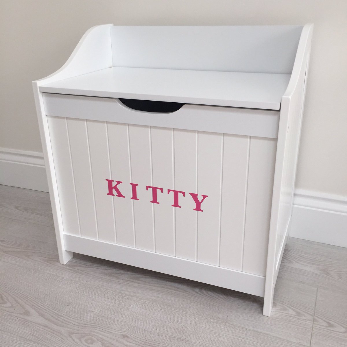 InteriorDreams2's tweet photo. Personalised toy box for customer #personalised #kids #interiordreams #worcesterpark https://t.co/kdoHsDBQaa