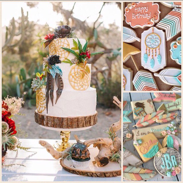 Wat is jouw ultieme taartdroom? 
#goeiemorgenzonderzorgen #bohemian #dreamcatcher Crdt: miss biscuit, mayracakepops