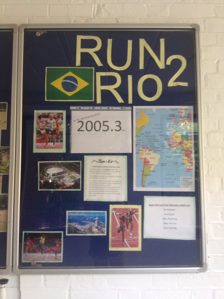 misscaponPE's tweet photo. @CNCS_PE we are getting closer to the 900km target but still a long way to go. #run2rio #clockingupmiles #athletes https://t.co/Hk4LtHJA0c