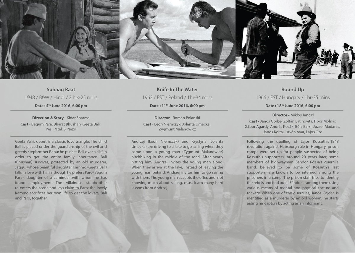 NFAIOfficial's tweet photo. #June movie schedule for #FilmCircle members is out! We're showcasing Polish,Hungarian & Kannada films @ #NFAI #Pune https://t.co/bKOA9WoLw9
