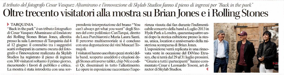 BackinthePark's tweet photo. Oltre 300 persone alla prima di #BackinthePark a #Tarquinia #innovazione che incontra #fotografia #artigianale https://t.co/NtJsnRvqn7