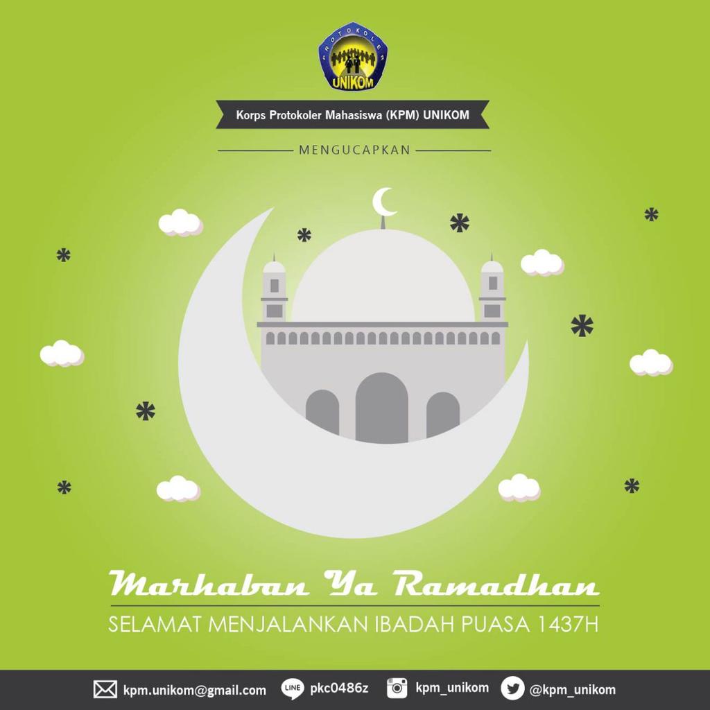 "Marhaban ya Ramadhan"... Selamat menunaikan Ibadah Puasa Ramadhan 1437 H #latepost