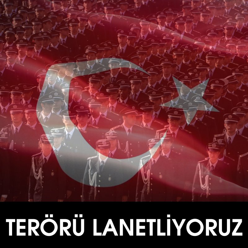 Bu sabah Çevik Kuvvet otobüsüne yönelik bombalı araç  saldırısı sonrasında  şehitlerimize Allah’tan rahmet diliyoruz