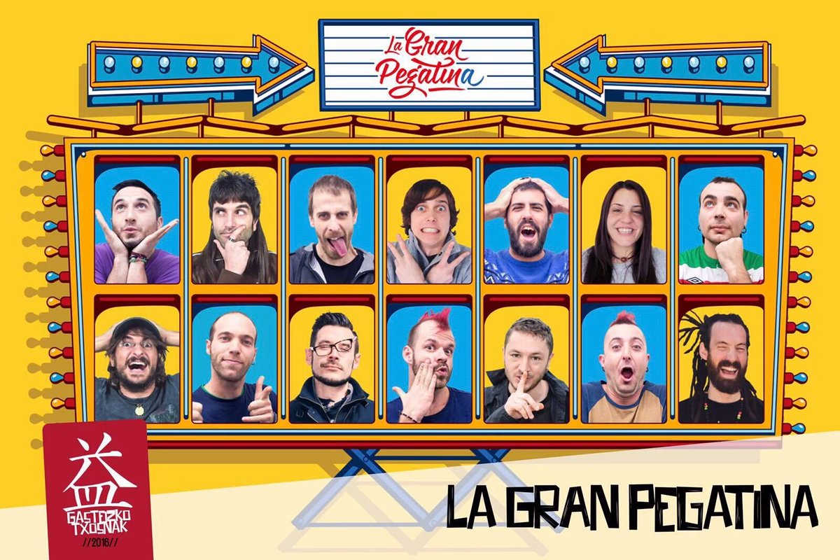 lapegatina's tweet photo. Confirmado!! La liaremos en @GasteizkoTxosna con #LaGranPegatina #LaBlanca2016 + info https://t.co/Du5dBWXffe https://t.co/aAlq3CDJSC