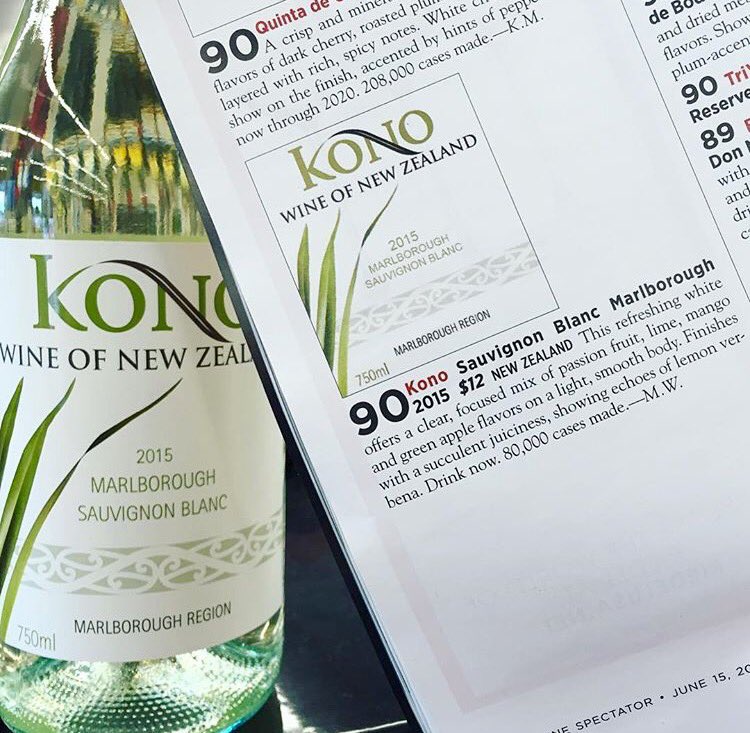 MackenwayWines's tweet photo. #Wine it's official now...!!! Our @KonoWines #SauvignonBlanc in @WineSpectator getting 90 points. 🍋🍐🍏🍍🍈 https://t.co/fNRTh2ZGf0