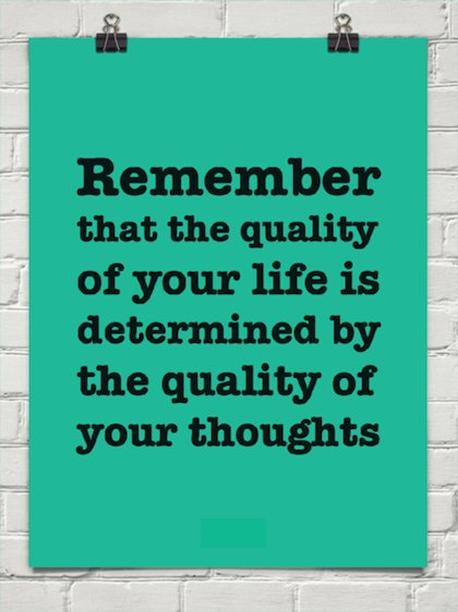 ProgramFor's tweet image. #Remember that the quality of your #life is determined by the quality of your #thoughts.