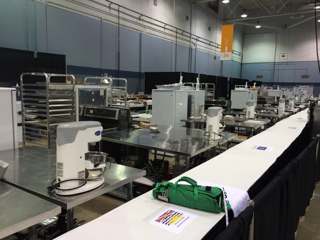 The calm before the storm! Day 2 Skills Canada.