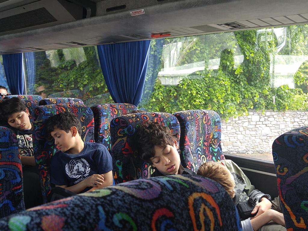 WSSMusicDrama's tweet photo. I think we might finally have worn them out! Just in time for some watersports :) Wakey wakey, boys! https://t.co/KvYL9eXXbF