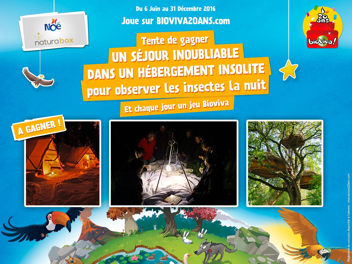 Un joyeux anniversaire à <a href="/BiovivaEditions/">Bioviva</a> ! <a href="/NaturaBox/">NaturaBox</a> participe à ce bel événement ! #Cadeaux #JeuConcours